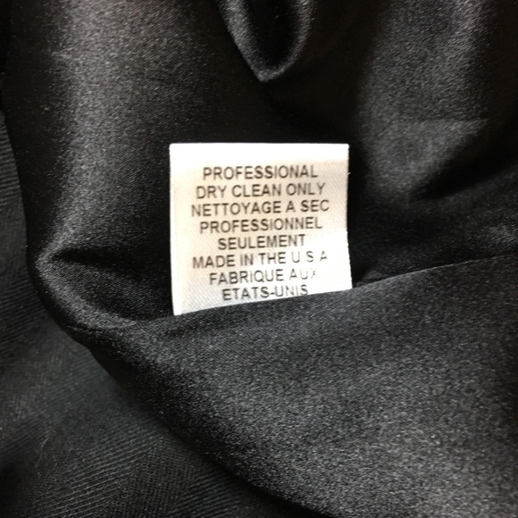 Alice + Olivia Black V-Neck Mini Dress - Picture 7 of 7